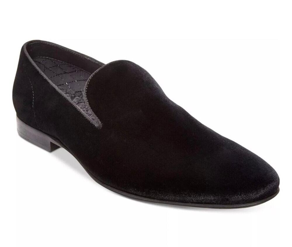 Steve Madden Laight Velvet Loafers Black Size 9 Classic Luxurious Elegent